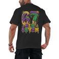 Mardi Gras Six Seven Baseball Drip Number 6 7 Meme Men's Back Print T-Shirt Mardi Gras Six Seven Baseball Drip Number 6 7 Meme Men's Back Print T-Shirt