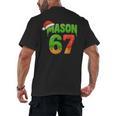 Mason 67 Christmas Ice Cream Drip Meme Six Seven Baseball Men's Back Print T-Shirt Mason 67 Christmas Ice Cream Drip Meme Six Seven Baseball Men's Back Print T-Shirt