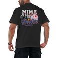Mima Rookie Of Year 1st Birthday Baseball Theme Matching Men's Back Print T-Shirt