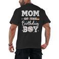 Mom Of The Birthday Boy Baseball Bday Family Men's Back Print T-Shirt Mom Of The Birthday Boy Baseball Bday Family Men's Back Print T-Shirt