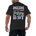 Mom Of The Birthday Boy Baseball Ice Cream Drip Matching Men's Back Print T-Shirt Mom Of The Birthday Boy Baseball Ice Cream Drip Matching Men's Back Print T-Shirt