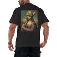 Mona Lisa Baseball Trending Aesthetic Streetwear Men's Back Print T-Shirt