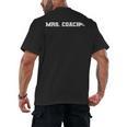 Mrs Coach Football Basketball Baseball Coach Wife Men's Back Print T-Shirt Mrs Coach Football Basketball Baseball Coach Wife Men's Back Print T-Shirt