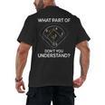 What Part Of Dont You Understand 6432 Baseball Men's Back Print T-Shirt What Part Of Dont You Understand 6432 Baseball Men's Back Print T-Shirt