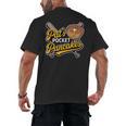 Pat's Pocket Pancakes Baseball Glove Stack Syrup Men's Back Print T-Shirt