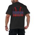 Pawpaw Rookie Of Year 1st Birthday Baseball Theme Matching Men's Back Print T-Shirt Pawpaw Rookie Of Year 1st Birthday Baseball Theme Matching Men's Back Print T-Shirt