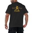 Pittsburgh Lovers Skyline Retro Baseball Heartbeat Men Women Men's Back Print T-Shirt