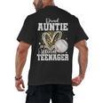 Proud Auntie Of An Official Teenager 13th Birthday Baseball Men's Back Print T-Shirt