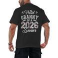 Proud Granny Of A 2026 Senior Baseball Graduate Men's Back Print T-Shirt Proud Granny Of A 2026 Senior Baseball Graduate Men's Back Print T-Shirt