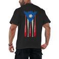 Puerto Rican Baseball Bats Puerto Rico Flag Pride BéIsbol Men's Back Print T-Shirt Puerto Rican Baseball Bats Puerto Rico Flag Pride BéIsbol Men's Back Print T-Shirt