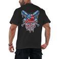 Respect The Drip Baseball American Flag Ice Cream Drip Youth Men's Back Print T-Shirt Respect The Drip Baseball American Flag Ice Cream Drip Youth Men's Back Print T-Shirt