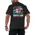 Respect The Drip Baseball Christmas Holiday Men's Back Print T-Shirt