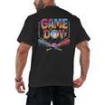 Retro Game Day Baseball Ice Cream Drip For Men Boy Kids Men's Back Print T-Shirt