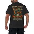 Retro Minor League Maple Valley Martians Baseball Club Men's Back Print T-Shirt Retro Minor League Maple Valley Martians Baseball Club Men's Back Print T-Shirt