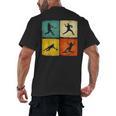 Retro Style Baseball Lover Playing Men Women Kids Baseball Men's Back Print T-Shirt Retro Style Baseball Lover Playing Men Women Kids Baseball Men's Back Print T-Shirt