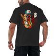 Retro Vintage Baseball Hot Dogs Men's Back Print T-Shirt