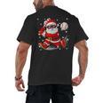 Santa Baseball Christmas Pajamas Xmas Men Boy Toddlers Men's Back Print T-Shirt Santa Baseball Christmas Pajamas Xmas Men Boy Toddlers Men's Back Print T-Shirt