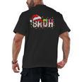 Santa Bruh Baseball Christmas Xmas Meme Pajamas Family Men's Back Print T-Shirt Santa Bruh Baseball Christmas Xmas Meme Pajamas Family Men's Back Print T-Shirt