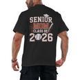 Senior Mom Class Of 2026 Graduate Baseball 2026 Graduation Men's Back Print T-Shirt Senior Mom Class Of 2026 Graduate Baseball 2026 Graduation Men's Back Print T-Shirt