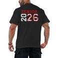 Senior Night Class Of 2026 Baseball Seniors Matching Team Men's Back Print T-Shirt Senior Night Class Of 2026 Baseball Seniors Matching Team Men's Back Print T-Shirt