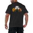 Shamrock Baseball Basketball Football St Patricks Day Men's Back Print T-Shirt