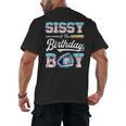 Sissy Of The Birthday Boy Baseball Ice Cream Drip Matching Men's Back Print T-Shirt Sissy Of The Birthday Boy Baseball Ice Cream Drip Matching Men's Back Print T-Shirt