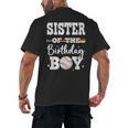 Sister Of The Birthday Boy Baseball Bday Family Men's Back Print T-Shirt Sister Of The Birthday Boy Baseball Bday Family Men's Back Print T-Shirt
