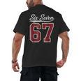 Six Seven Meme Boys Girls Kids 67 Baseball Jersey Men's Back Print T-Shirt