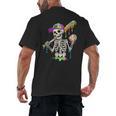 Skeleton Baseball Drip Boys Ice Cream Drip Youth Baseball Men's Back Print T-Shirt Skeleton Baseball Drip Boys Ice Cream Drip Youth Baseball Men's Back Print T-Shirt