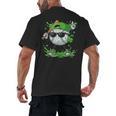 St Patrick Day Baseball Drip Ice Cream Baseball Player Men Men's Back Print T-Shirt St Patrick Day Baseball Drip Ice Cream Baseball Player Men Men's Back Print T-Shirt