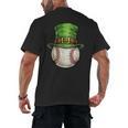 St Patricks Day Baseball Player Leprechaun Hat Men Boys Kids Men's Back Print T-Shirt St Patricks Day Baseball Player Leprechaun Hat Men Boys Kids Men's Back Print T-Shirt