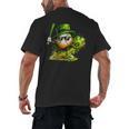 St Patrick’s Day Baseball Shamrock Player Men's Back Print T-Shirt St Patrick’s Day Baseball Shamrock Player Men's Back Print T-Shirt