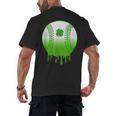 St Patricks Day Shamrock Baseball Irish Boys Kids Men Men's Back Print T-Shirt St Patricks Day Shamrock Baseball Irish Boys Kids Men Men's Back Print T-Shirt