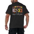 I Survived 6733 Days Of 4th Grade Baseball Football 100 Day Men's Back Print T-Shirt I Survived 6733 Days Of 4th Grade Baseball Football 100 Day Men's Back Print T-Shirt