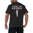 Thank You Kersh Clayton Kershaw Los Angeles Baseball MLBPA Men's Back Print T-Shirt
