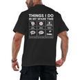 Things I Do Spare Time Baseball Player Men Women Kids Men's Back Print T-Shirt Things I Do Spare Time Baseball Player Men Women Kids Men's Back Print T-Shirt