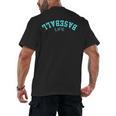 Upside Down Baseball Life Game Day Boys Girls Youth Men's Back Print T-Shirt