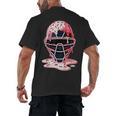 Valentine Baseball Catcher Mask Ice Cream Drip Tee For Boys Men's Back Print T-Shirt Valentine Baseball Catcher Mask Ice Cream Drip Tee For Boys Men's Back Print T-Shirt