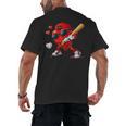 Valentine Baseball Heart Sports Love Valentines Day Boys Men's Back Print T-Shirt Valentine Baseball Heart Sports Love Valentines Day Boys Men's Back Print T-Shirt