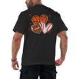 Valentines Baseball Basketball Football Heart Boy Men Men's Back Print T-Shirt Valentines Baseball Basketball Football Heart Boy Men Men's Back Print T-Shirt