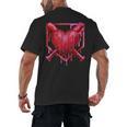 Valentines Day Baseball Red Heart Dab Boys Girls Kids Men's Back Print T-Shirt Valentines Day Baseball Red Heart Dab Boys Girls Kids Men's Back Print T-Shirt