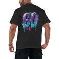 Vintage Baseball 60 Number Men's Back Print T-Shirt