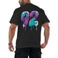 Vintage Baseball 92 Number Men's Back Print T-Shirt Vintage Baseball 92 Number Men's Back Print T-Shirt