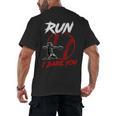 Vintage Baseball Catcher Boys Go Ahead Run I Dare You Men's Back Print T-Shirt Vintage Baseball Catcher Boys Go Ahead Run I Dare You Men's Back Print T-Shirt