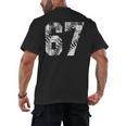 Vintage Baseball Number 67 Jersey Player Uniform Men's Back Print T-Shirt Vintage Baseball Number 67 Jersey Player Uniform Men's Back Print T-Shirt
