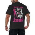 Women's Play Like A Girl Softball Baseball Girls Men's Back Print T-Shirt