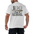 100 Days Of School Baseball Camo Boys School Teacher Men's Back Print T-Shirt 100 Days Of School Baseball Camo Boys School Teacher Men's Back Print T-Shirt