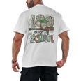 100 Days Of School Baseball Camo Men Boy Kid Men's Back Print T-Shirt