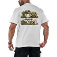 100 Days Of School Baseball Camo School Teacher Boy Men's Back Print T-Shirt 100 Days Of School Baseball Camo School Teacher Boy Men's Back Print T-Shirt