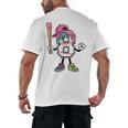 8th Birthday Baseball Ice-Cream Drip 8 Years Old Boys Girls Men's Back Print T-Shirt 8th Birthday Baseball Ice-Cream Drip 8 Years Old Boys Girls Men's Back Print T-Shirt